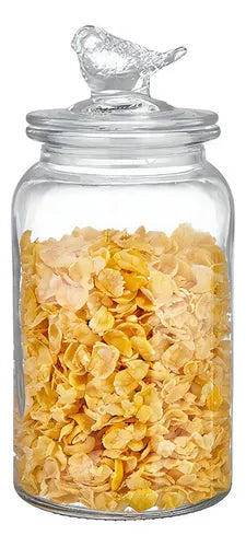 Pote Hermético Em Vidro Clear 24x10,5cm 1,2l - Hauskraft