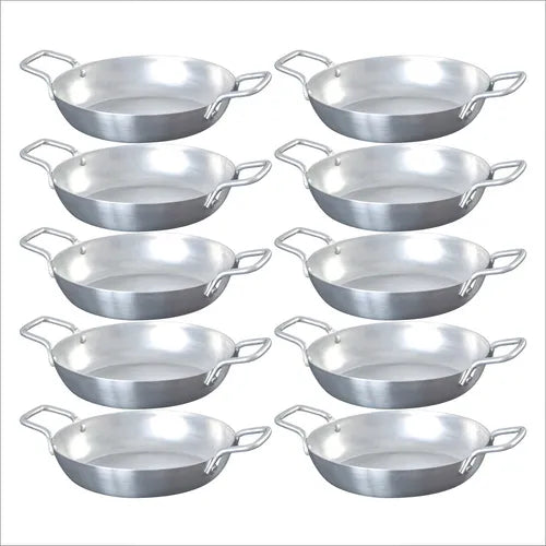 Kit Frigideira Panelinha Pergaminho N°14 - 300ml 10 Peças Cor Cinza