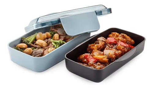 Pote De Marmita Lunch Box Electrolux C/ Divisória - Preto