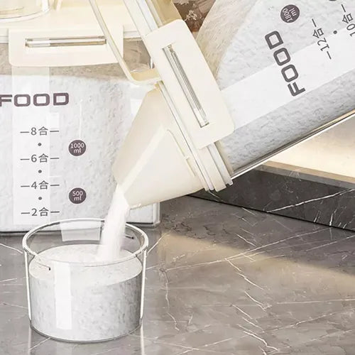 Pote Hermetico Com Copo Medidor E Bico Dosador Resistente