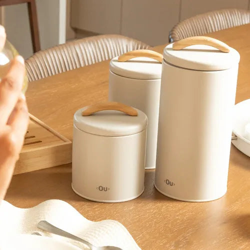Pote Lata Porta Mantimentos Hermético Metal Sense 1,7l Ou