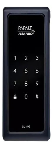 Fechadura Digital Eletrônica Smart Lock Sl140 Preto Papaiz