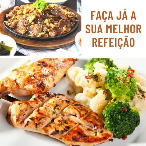 Conjunto Frigideira Antiaderente 3 Peças Com Tampa De Vidro Cor Preto