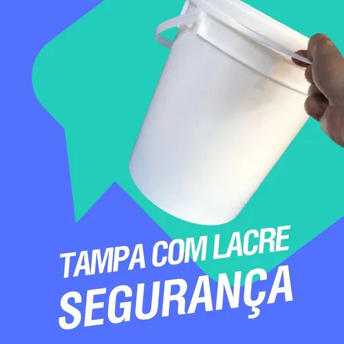 Balde Plástico 10l Material Virgem 2 Pçs