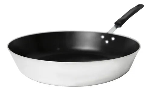 Frigideira Industrial 30cm Fortaleza Linha Profissional Cor Prateado