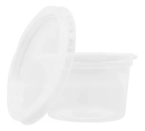 Pote Descartável Redondo Freezer Microondas 140ml C/24