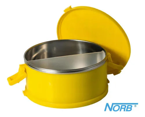 Marmita Termoprática Revestida Em Aço Inox 4 Unidades E 1 Di Cor Preto