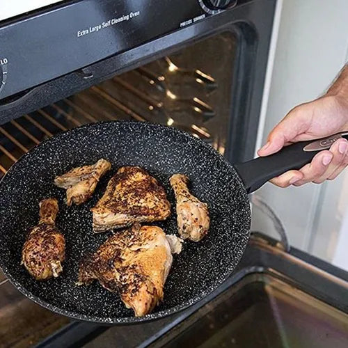 10 Anos De Zyliss Cook Frigideira Em Alumínio 24cm Cor Preto