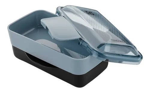 Pote De Marmita Lunch Box Electrolux C/ Divisória - Preto