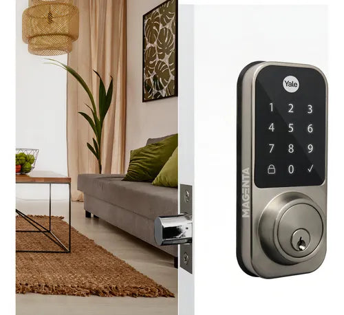 Fechadura Digital Ydd 120 Para Porta Externa Com Senha Yale