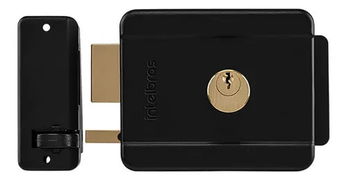Fechadura Elétrica De Sobrepor Fx 500 Preto Intelbras