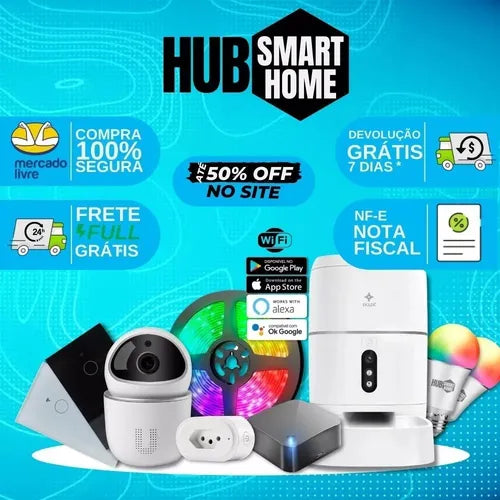 Sensor Movimento Presença Zigbee 3.0 Inteligente Alexa Tuya