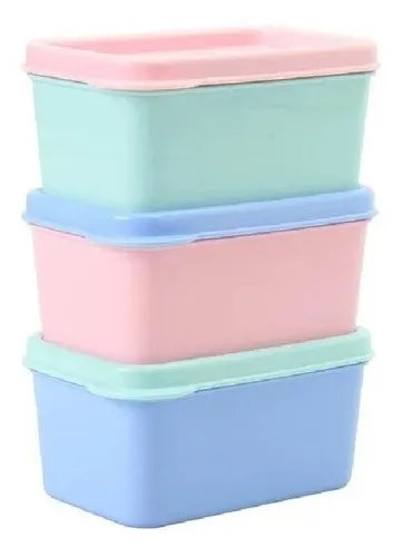 Pote Fun Dup Kids C/ 3 Potes Hermético E Resistente 460ml