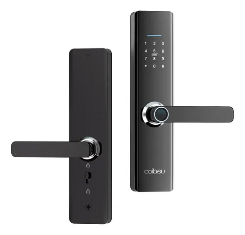 Fechadura Eletronica Digital Wifi Tuya Biometria Coibeu