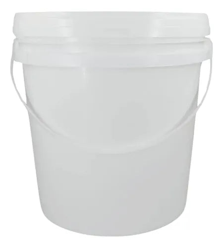 Kit 3 Balde Plástico Alimentício Tampa Hermética 3,6 Litros