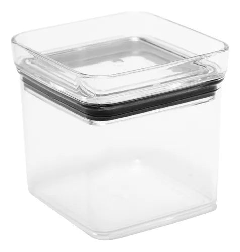 Pote Hermético Lyor My Box De Poliestireno Empilhável 6,5cm