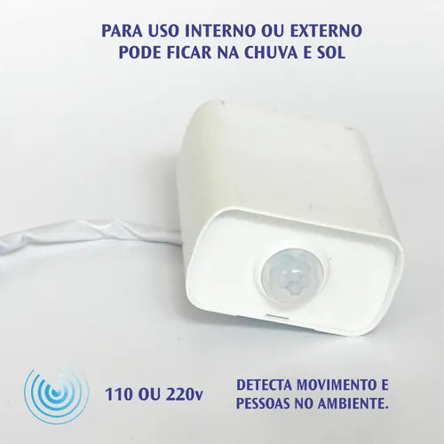 Alarme Com Sensor De Movimento + Campainha - 110/220 V