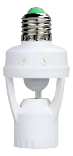 Kit 2 Sensor De Presença Lâmpada Movimento Soquete E27