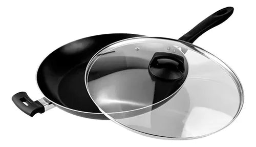 Frigideira Antiaderente 32cm Tampa De Vidro Magnific Panelux