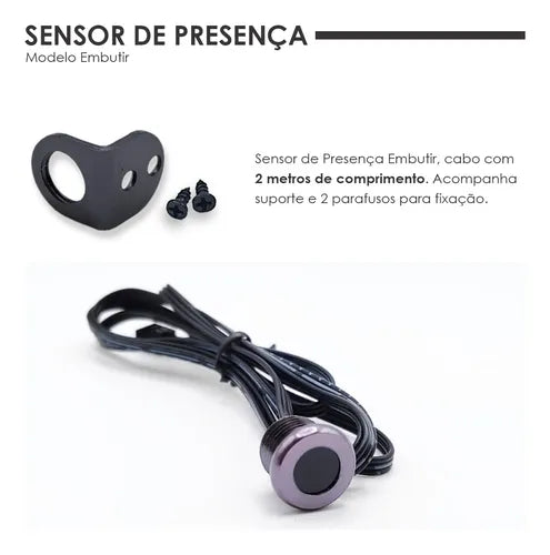 Sensor De Movimento Abre E Fecha Porta 12v/24v Para Fita Led