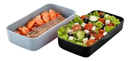 Marmita Lunch Box Tampa Easy Open Electrolux 2em1 Preta