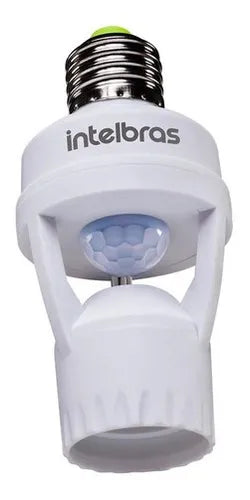 Sensor De Presença Lampada Soquete E27 Interruptor Movimento