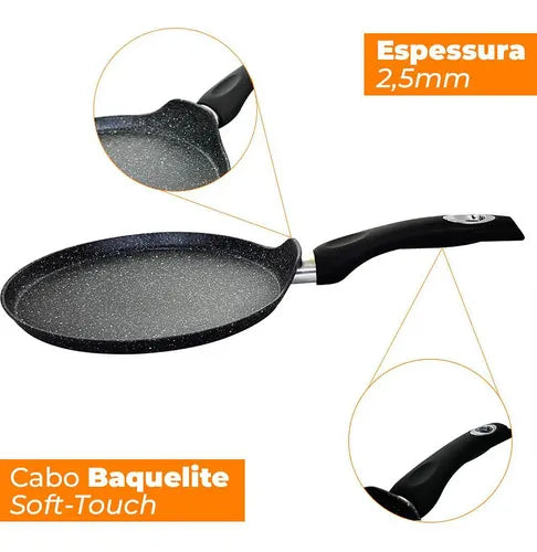 Crepeira 24 CM Fundo De Indução Casambiente
