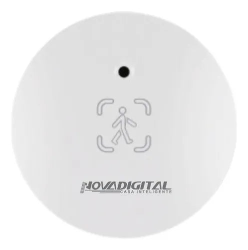 Sensor De Presença Humana Luminosidade Mmwave Parede Zigbee