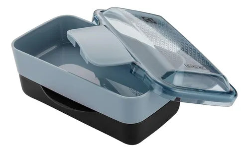 Marmita Lunch Box Tampa Easy Open Electrolux 2em1 Preta