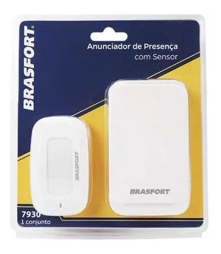 Sensor Anunciador De Presença Raio De 100 Metros Brasfort