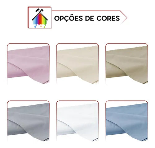 Lencol Queen Avulso Superior Algodão 180 Fios Penteado Rosa Cor Branco Desenho Do Tecido Liso