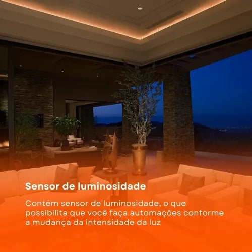 Sensor Presença Mmwave 5.8ghz Zigbee Luminosidade Tuya Alexa