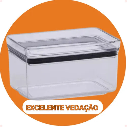 Jogo 2 Potes Hermético Lumini 580ml - Paramount