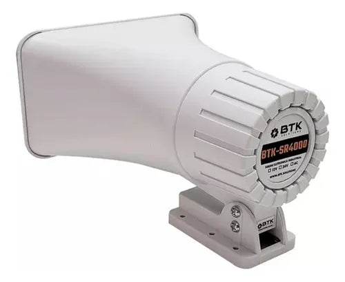 Sirene Industrial Eletrônica Alta Pressão Som Bitonal 130db