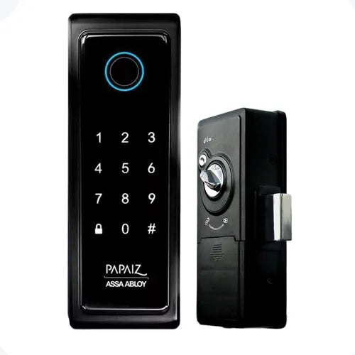 Fechadura Eletronica Papaiz Sobrepor Sl140b Senha Biometria
