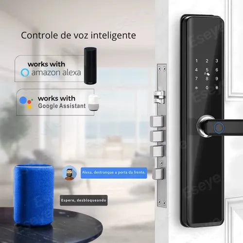 Fechadura Eletrônica Digital Nfc Anatel Smart Lock Maxhouse