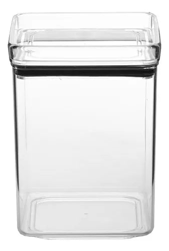 Conjunto 2 Potes Herméticos 1000ml Farinha Açucar Café Nf