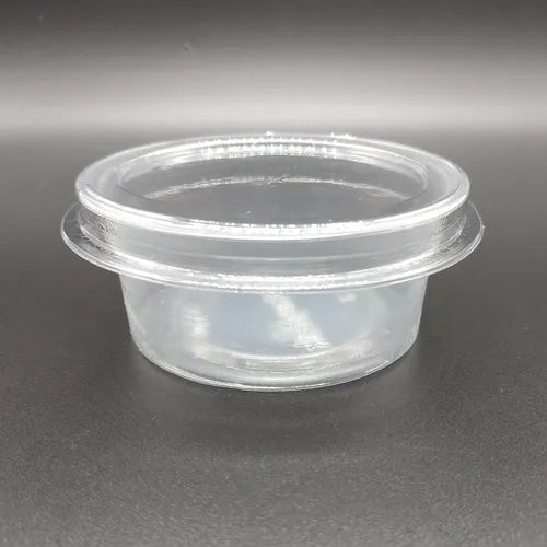 100unid Potinho Transp Descartavel Molhos 70ml Staparck