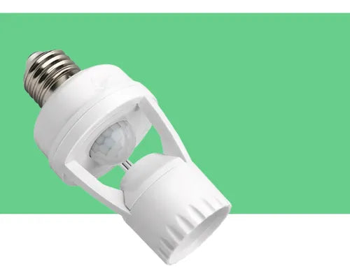 Kit 2 Sensor De Presença Lâmpada Movimento Soquete E27