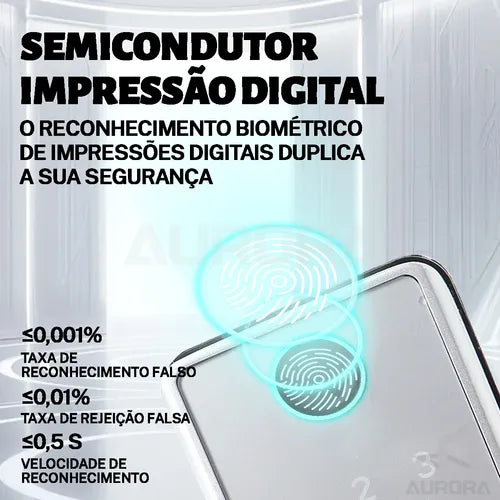 Fechadura Digital Biométrica Eletrônica + Wifi C/senha