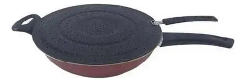 Tampa Para Fritura 26cm Antiaderente - Alumínio Fortaleza
