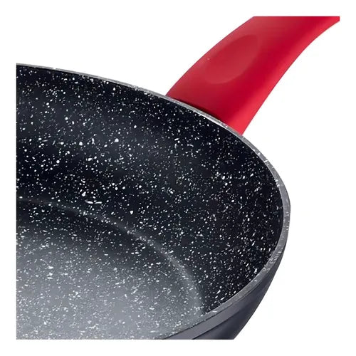 Frigideira Rasa Toledo 20cm Indução Anti-aderente - Bergner Cor Preto