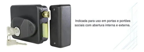 Fechadura Ppa Eletrônica Elétrica Tipo Intelbras Hdl C90 Agl