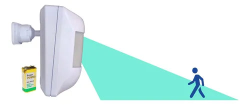 Sensor Presença Movimento Ivp Visory Rf Sem Fio 433mhz