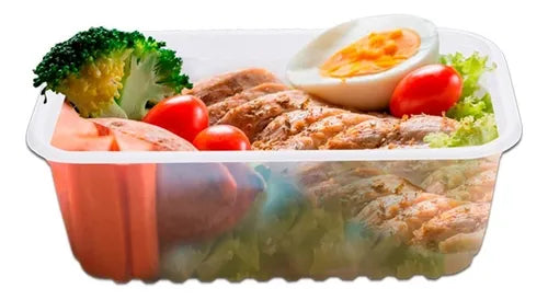 Pote Descartável 250ml Freezer Microondas Marmita - 72 Un. Cor Transparente