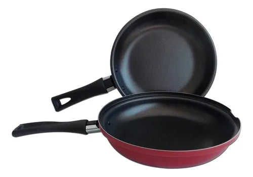 Omeleteira Frigideira Dupla Antiaderente 16cm Ovo Hambúrguer