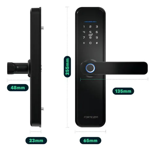 Fechadura Digital Inteligente Com Aplicativo Zigbee Fortezza