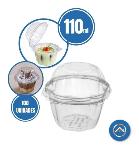 Embalagem Para Mousse 110ml (110a) C/100un