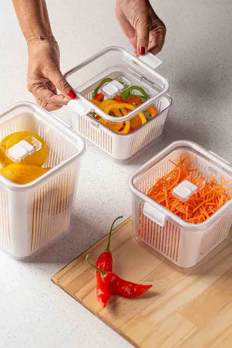 Pote Hermético Multiuso Slim Frutas Saladas 1780 Ml