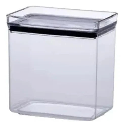 Pote Hermético Elegance Quadrado 1300ml Mm2660 - Micromax